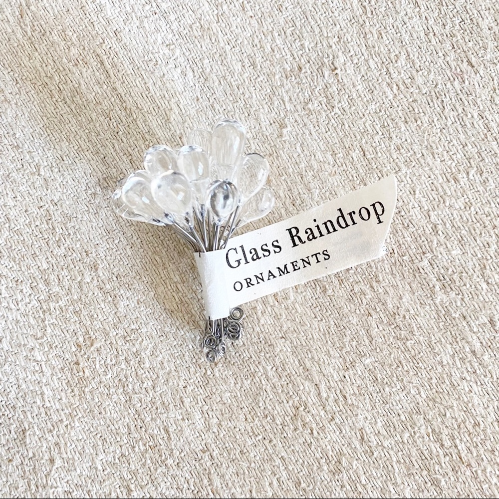 Anthropologie Raindrop Glass Ornaments - Picture 5 of 6